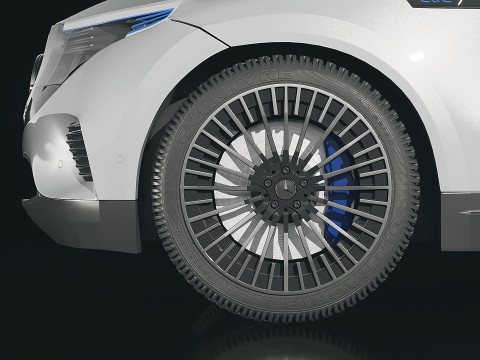 Mercedes Benz EQC 400 2018 3D Модель