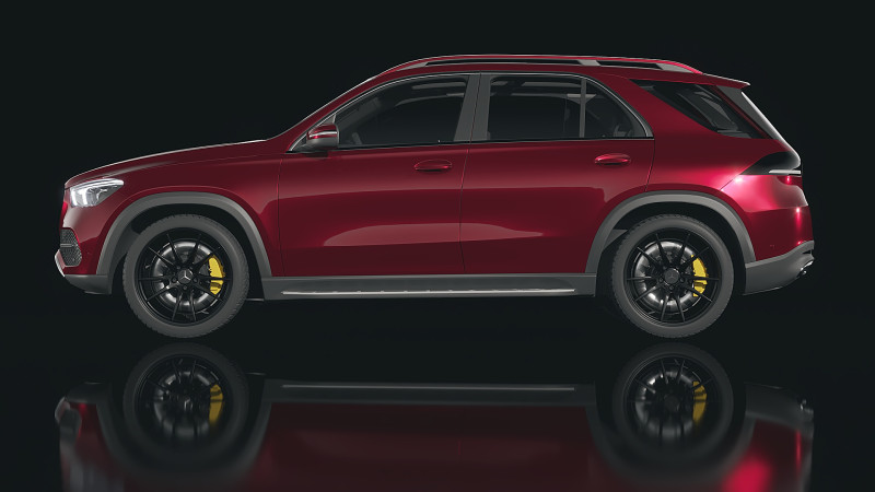 Mercedes Benz GLE 2018 3D 模型 .c4d .max .obj .3ds .fbx .stl .blend 