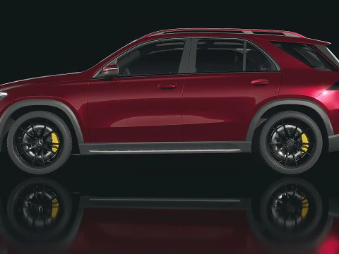 Mercedes Benz GLE 2018 3D Model
