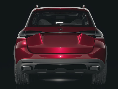 Mercedes Benz GLE 2018 3D 模型