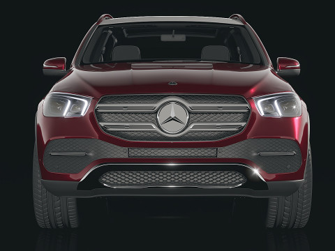 Mercedes Benz GLE 2018 3D 模型
