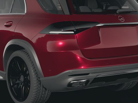 Mercedes Benz GLE 2018 3D 模型