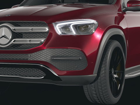 Mercedes Benz GLE 2018 3D 模型