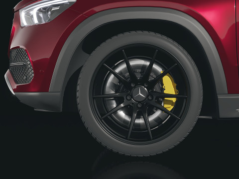 Mercedes Benz GLE 2018 3D 模型