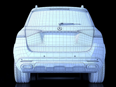 Mercedes Benz GLE 2018 3D 模型