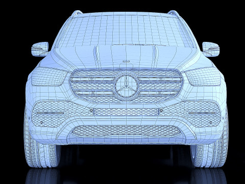 Mercedes Benz GLE 2018 3D 模型