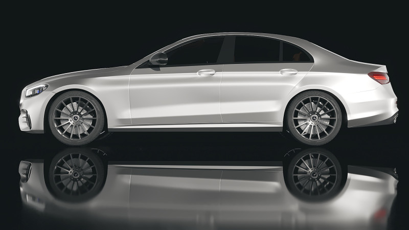 Mercedes-Benz E-Class Coupe 2022 3D 模型 .c4d .max .obj .3ds .fbx .stl .blend