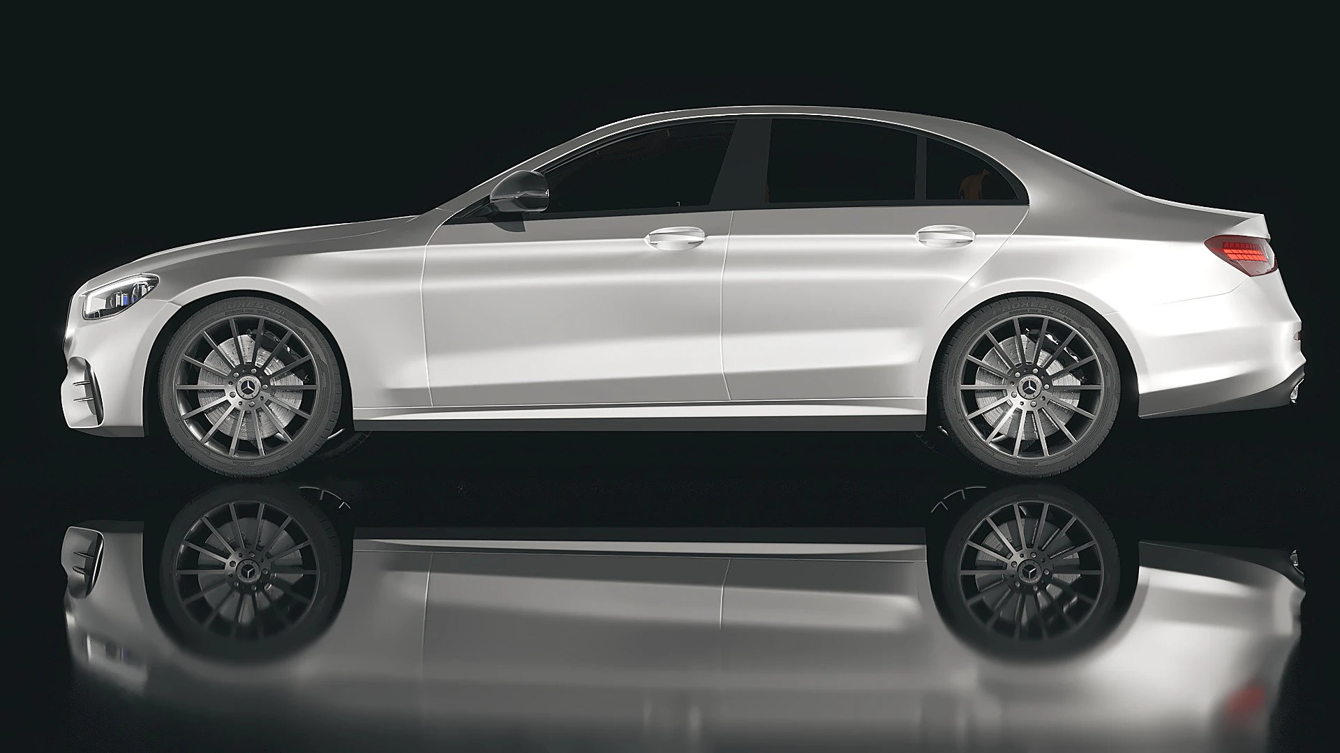 Mercedes-Benz E-Class Coupe 2022 3D Model .c4d .max .obj .3ds .fbx .stl .blend 