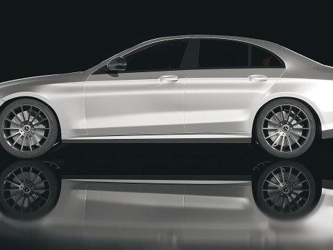Mercedes-Benz E-Class Coupe 2022 3D Model
