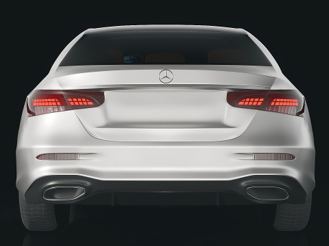 Mercedes-Benz E-Class Coupe 2022 3D 模型