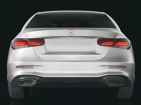 Mercedes-Benz E-Class Coupe 2022 3D Model