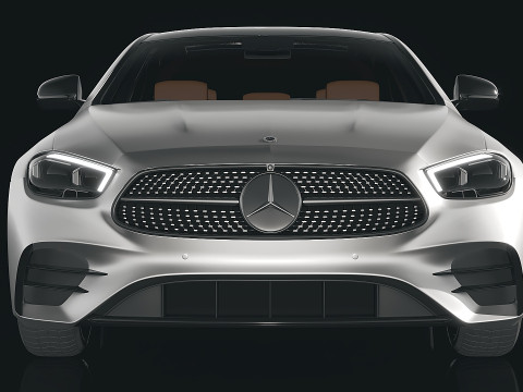 Mercedes-Benz E-Class Coupe 2022 3D 模型