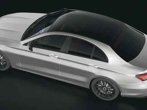 Mercedes-Benz E-Class Coupe 2022 3D Model