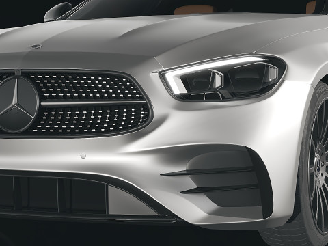 Mercedes-Benz E-Class Coupe 2022 3D 模型