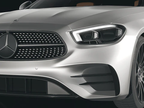Mercedes-Benz E-Class Coupe 2022 3D Model