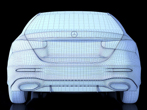 Mercedes-Benz E-Class Coupe 2022 3D 模型