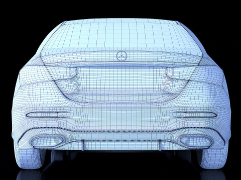 Mercedes-Benz E-Class Coupe 2022 3D Model