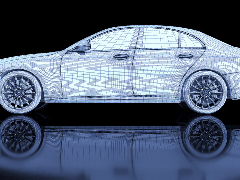 Mercedes-Benz E-Class Coupe 2022 3D 模型
