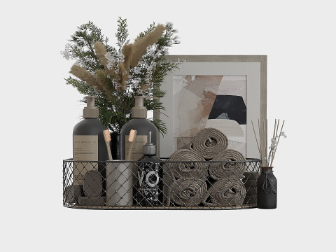 Bathroom Accessories 3D Model