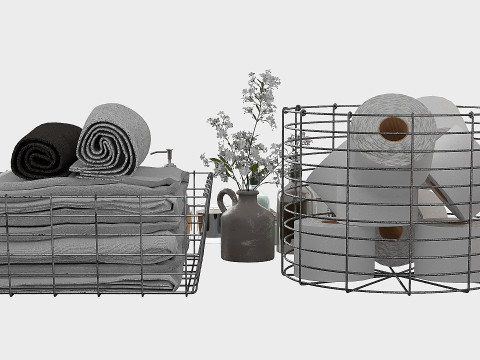 Bathroom decor 3D Model