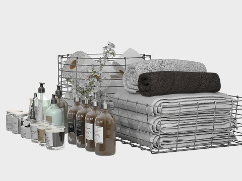 Bathroom decor 3D Model