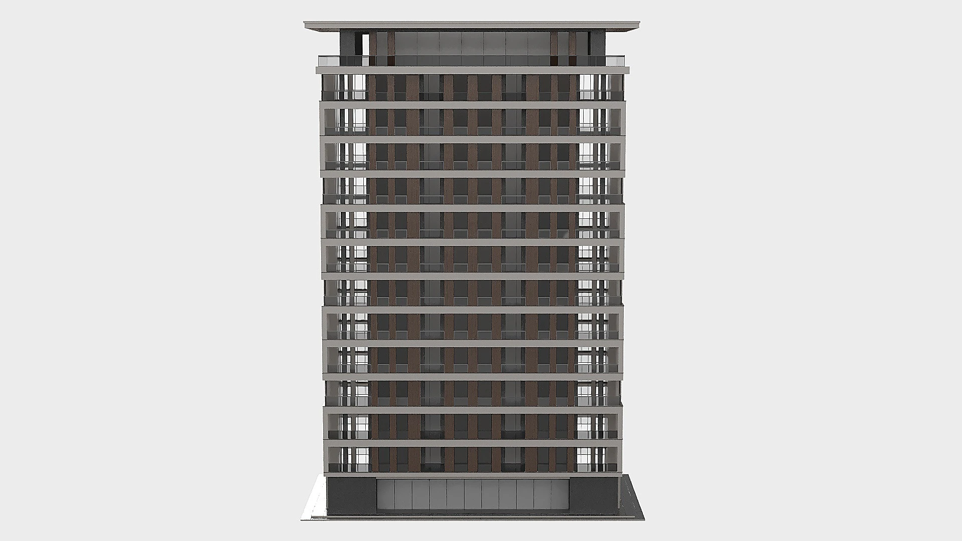 Building 3D Model .c4d .max .obj .3ds .fbx .stl .blend 