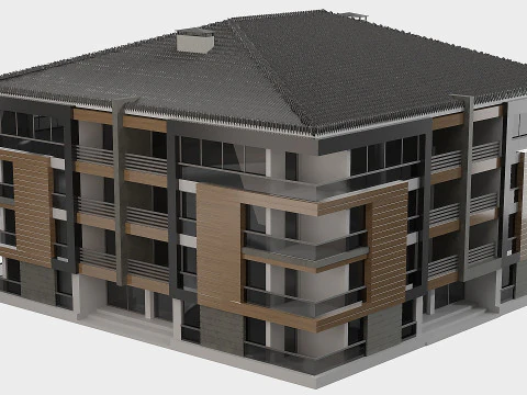 Корпус 01 3D Модель