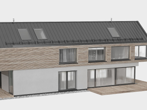 Modern house 3D Model