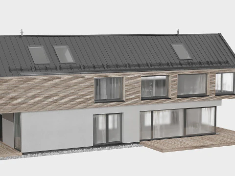 Casa moderna Modelo 3D