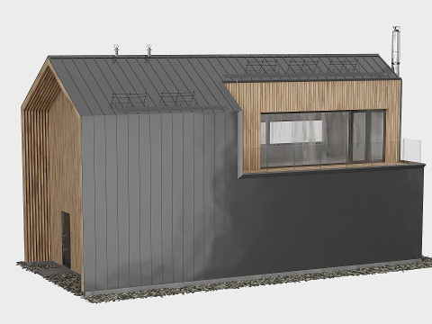 Modern house 01 3D Model