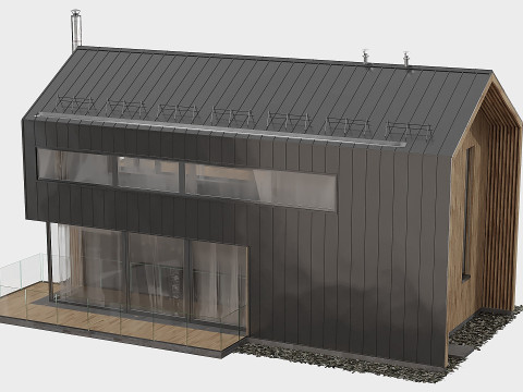Modern house 01 3D Модель