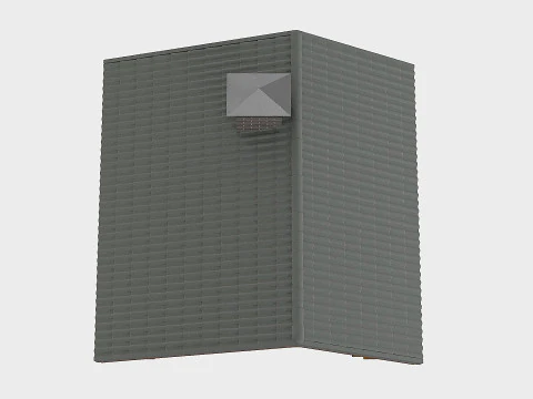 Naves s kaminom 3D Model