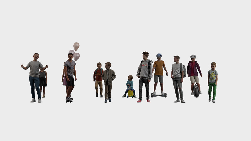 Set children x12 01 3Dモデル .c4d .max .obj .3ds .fbx .stl .blend