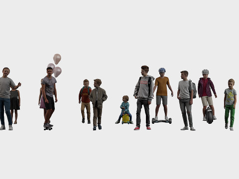 Set children x12 01 3D Model