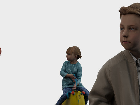 Set children x12 01 3Dモデル