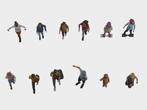 Set Child x12 Modelo 3D