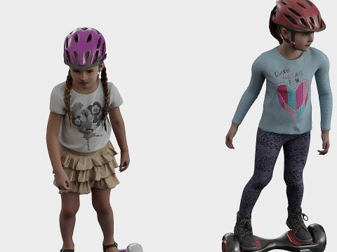 Set Child x12 Modelo 3D