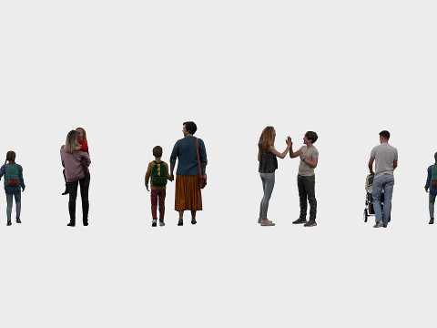 Set pairs x6 3D Model