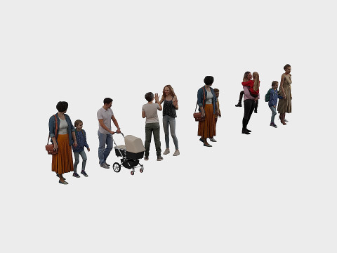 Set pairs x6 3D Model