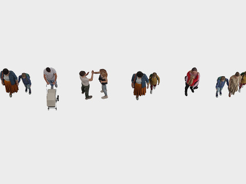 Set pairs x6 3D Model