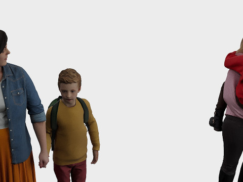 Set pairs x6 3D Model