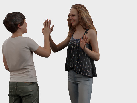 Set pairs x6 3D Model