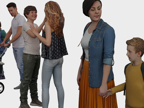 Set pairs x6 3D Model