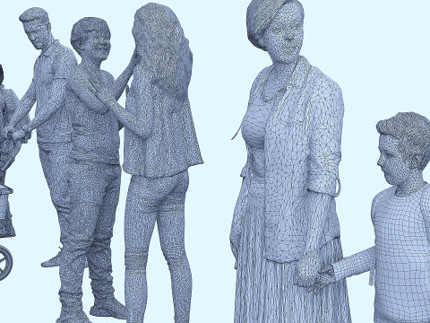 Set pairs x6 3D Model