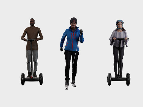Sportsman set x3 Modelo 3D