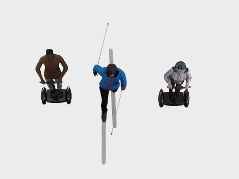 Sportsman set x3 3D 모델