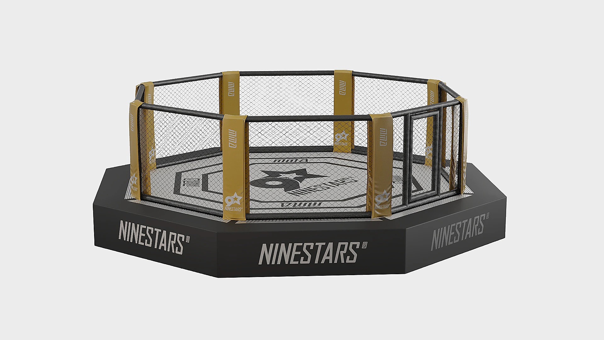 Arena MMA 3D Model .c4d .max .obj .3ds .fbx .stl .blend 
