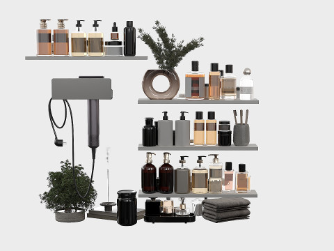 Bathroom Accessories 12 3D Model