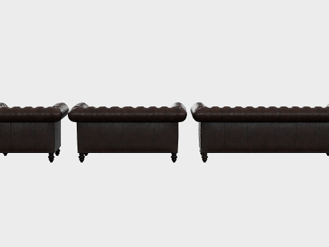 Brooclyn Chesterfield 3D Model