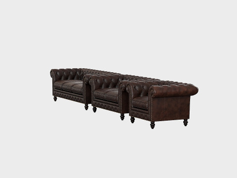 Brooclyn Chesterfield 3D Model